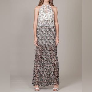 NWOT Floral Foxiedox Halter Dress